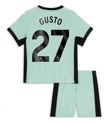 Chelsea Malo Gusto #27 Tercera Equipación Niños 2023-24 Manga Corta (+ Pantalones cortos)